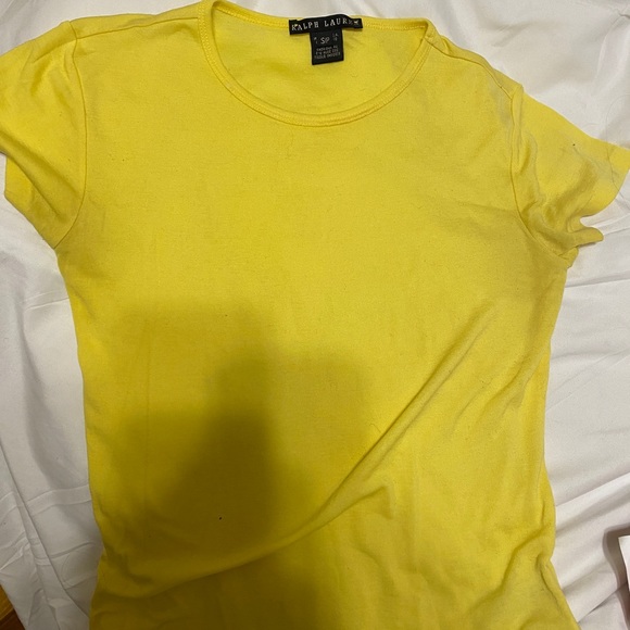 Yellow Ralph Lauren baby tee - Picture 3 of 4